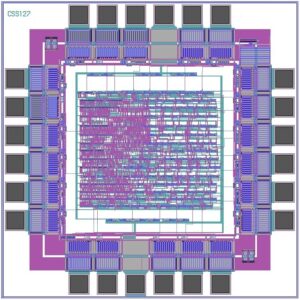 Layout image of fuse delay timer chip.
