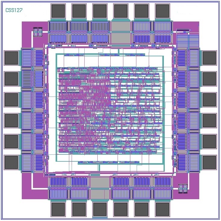 Layout image of fuse delay timer chip.